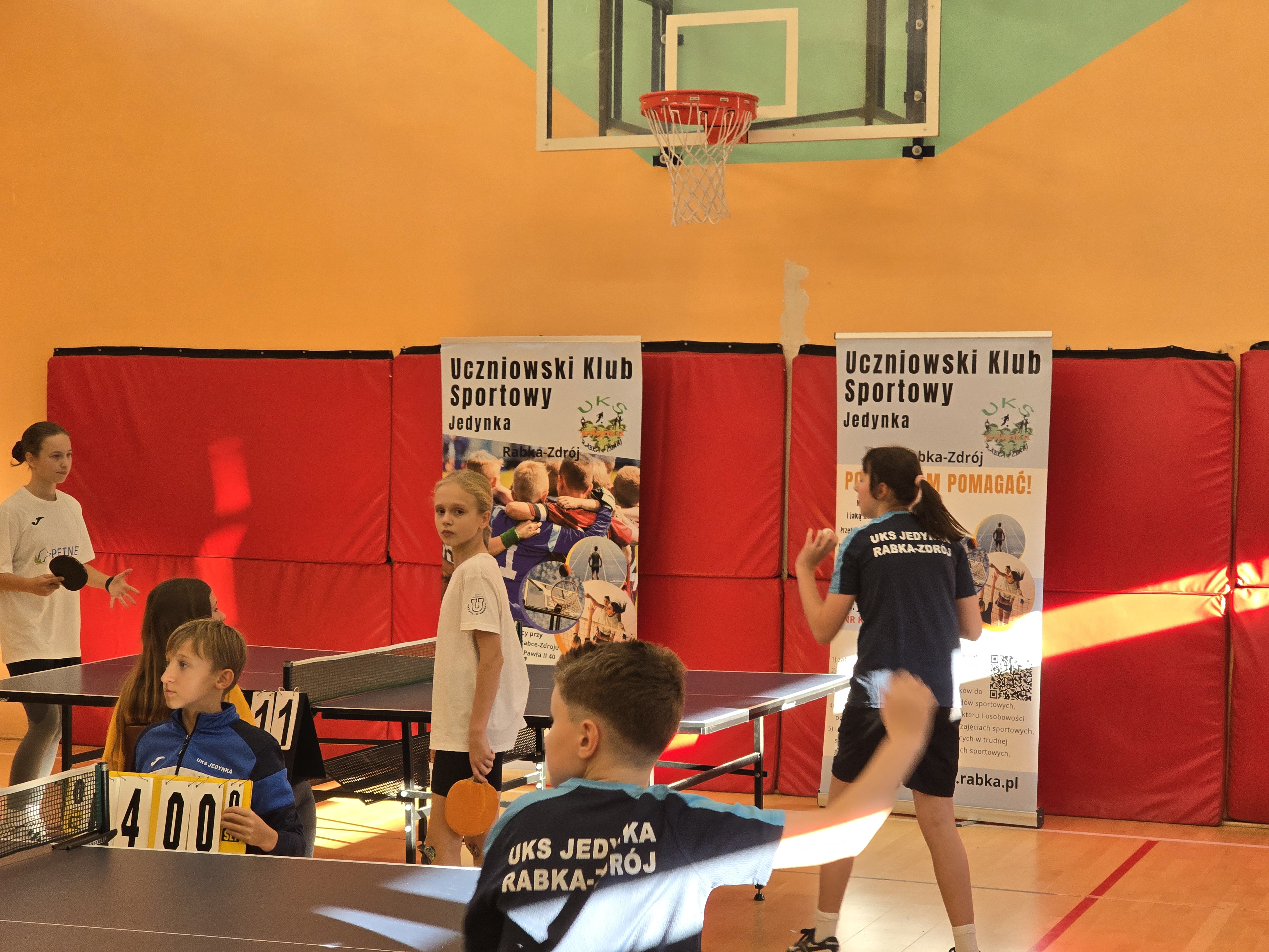 Turniej tenisa stołowego dla dzieci i młodzieży UKS Jedynka Rabka-Zdrój